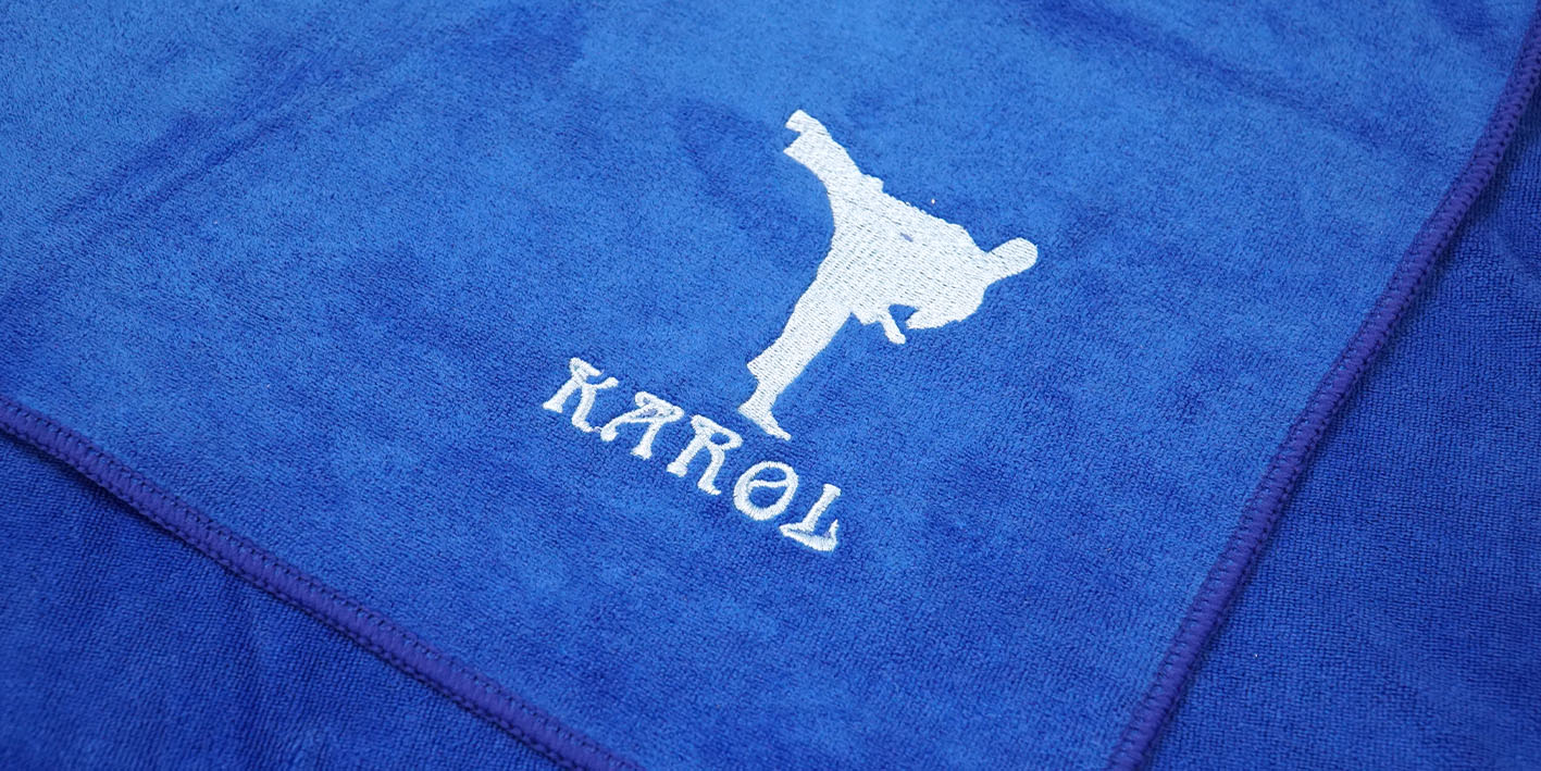 Ręcznik dla karateki Karola